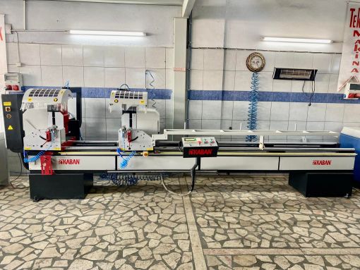  KABAN MARKA ÇİFT KAFA ALÜMİNYUM KESİM MAKİNASI